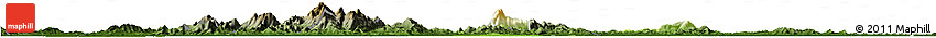Physical Horizon Map of Fencheng, darken