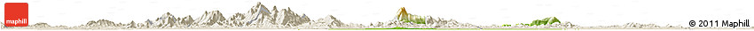 Physical Horizon Map of Fencheng, shaded relief outside Physical Horizon Map of Fencheng, shaded relief outside