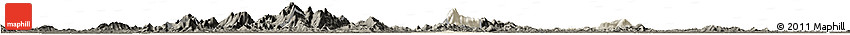 Shaded Relief Horizon Map of Fencheng, darken Shaded Relief Horizon Map of Fencheng, darken