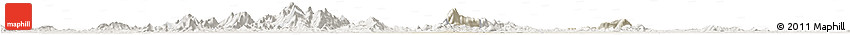 Shaded Relief Horizon Map of Fencheng, lighten Shaded Relief Horizon Map of Fencheng, lighten