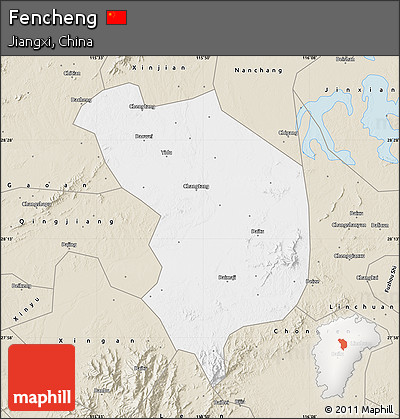 Classic Style Map of Fencheng