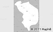 Gray Simple Map of Fencheng