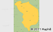 Savanna Style Simple Map of Fencheng