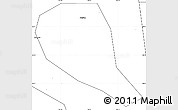 Blank Simple Map of Fuzhou Shi