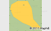 Savanna Style Simple Map of Fuzhou Shi