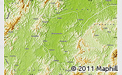 Physical Map of Guangchang