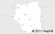 Silver Style Simple Map of Guangchang