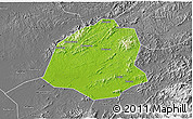 Physical 3D Map of Leping, desaturated