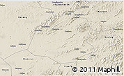 Shaded Relief 3D Map of Leping