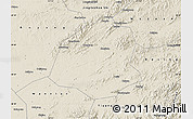 Shaded Relief Map of Leping