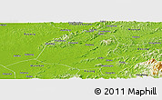 Physical Panoramic Map of Leping
