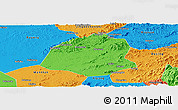 Political Panoramic Map of Leping