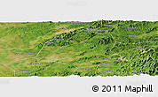 Satellite Panoramic Map of Leping