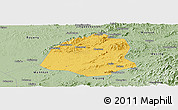 Savanna Style Panoramic Map of Leping