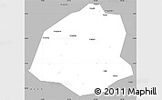 Gray Simple Map of Leping