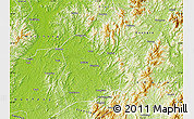 Physical Map of Lichuan