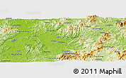 Physical Panoramic Map of Lichuan