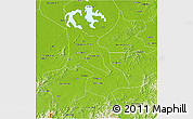 Physical 3D Map of Linchuan