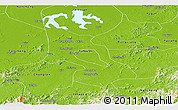 Physical Panoramic Map of Linchuan