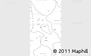Blank Simple Map of Linchuan