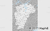 Gray Map of Jiangxi