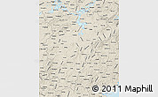 Shaded Relief Map of Jiangxi