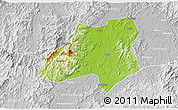Physical 3D Map of Nanfeng, lighten, desaturated