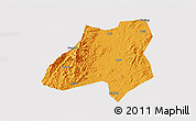 Political 3D Map of Nanfeng, cropped outside