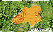 Political 3D Map of Nanfeng, satellite outside