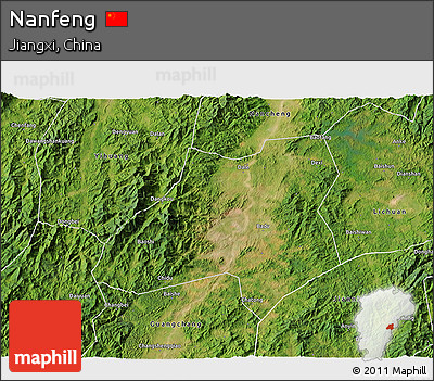 Satellite 3D Map of Nanfeng