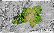 Satellite 3D Map of Nanfeng, lighten, desaturated