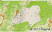 Shaded Relief 3D Map of Nanfeng, physical outside