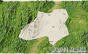 Shaded Relief 3D Map of Nanfeng, satellite outside