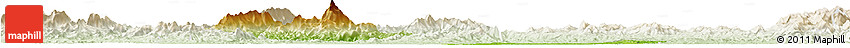 Physical Horizon Map of Nanfeng, lighten Physical Horizon Map of Nanfeng, lighten