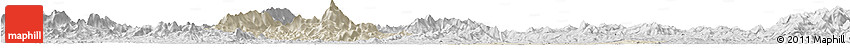 Shaded Relief Horizon Map of Nanfeng, desaturated Shaded Relief Horizon Map of Nanfeng, desaturated