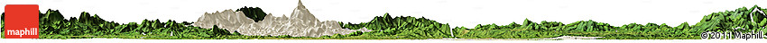 Shaded Relief Horizon Map of Nanfeng, satellite outside Shaded Relief Horizon Map of Nanfeng, satellite outside