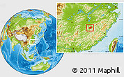 Physical Location Map of Nanfeng