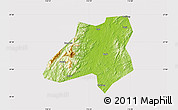 Physical Map of Nanfeng, cropped outside