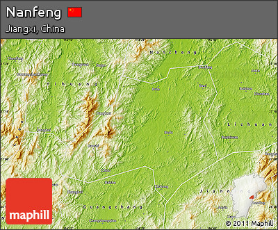 Physical Map of Nanfeng