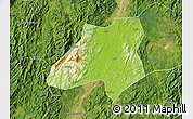 Physical Map of Nanfeng, satellite outside