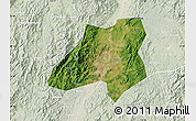 Satellite Map of Nanfeng, lighten