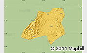Savanna Style Map of Nanfeng, single color outside