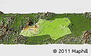 Physical Panoramic Map of Nanfeng, darken