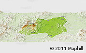 Physical Panoramic Map of Nanfeng, lighten