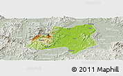 Physical Panoramic Map of Nanfeng, lighten, semi-desaturated