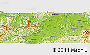 Physical Panoramic Map of Nanfeng