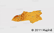 Political Panoramic Map of Nanfeng, cropped outside