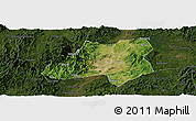 Satellite Panoramic Map of Nanfeng, darken