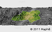 Satellite Panoramic Map of Nanfeng, desaturated