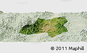Satellite Panoramic Map of Nanfeng, lighten